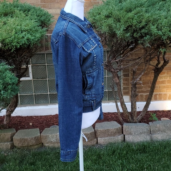 Richcow Jeans(RJ) Women's Blue Jean Jacket - Picture 3 of 16